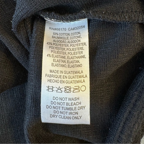 Anthropologie Current Air Delilah Structured Top Black White Top Stitch Boho - Picture 10 of 12